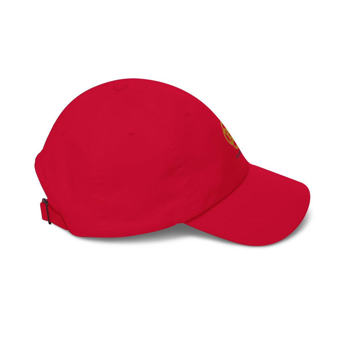 Village Radio Embroidered Dad Cap — Classic White Baseball Hat