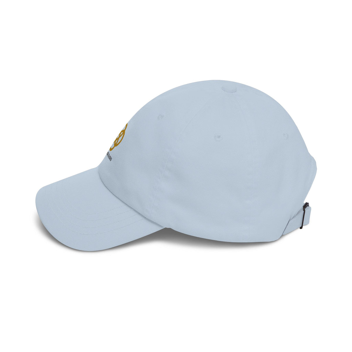 Village Radio Embroidered Dad Cap — Classic White Baseball Hat