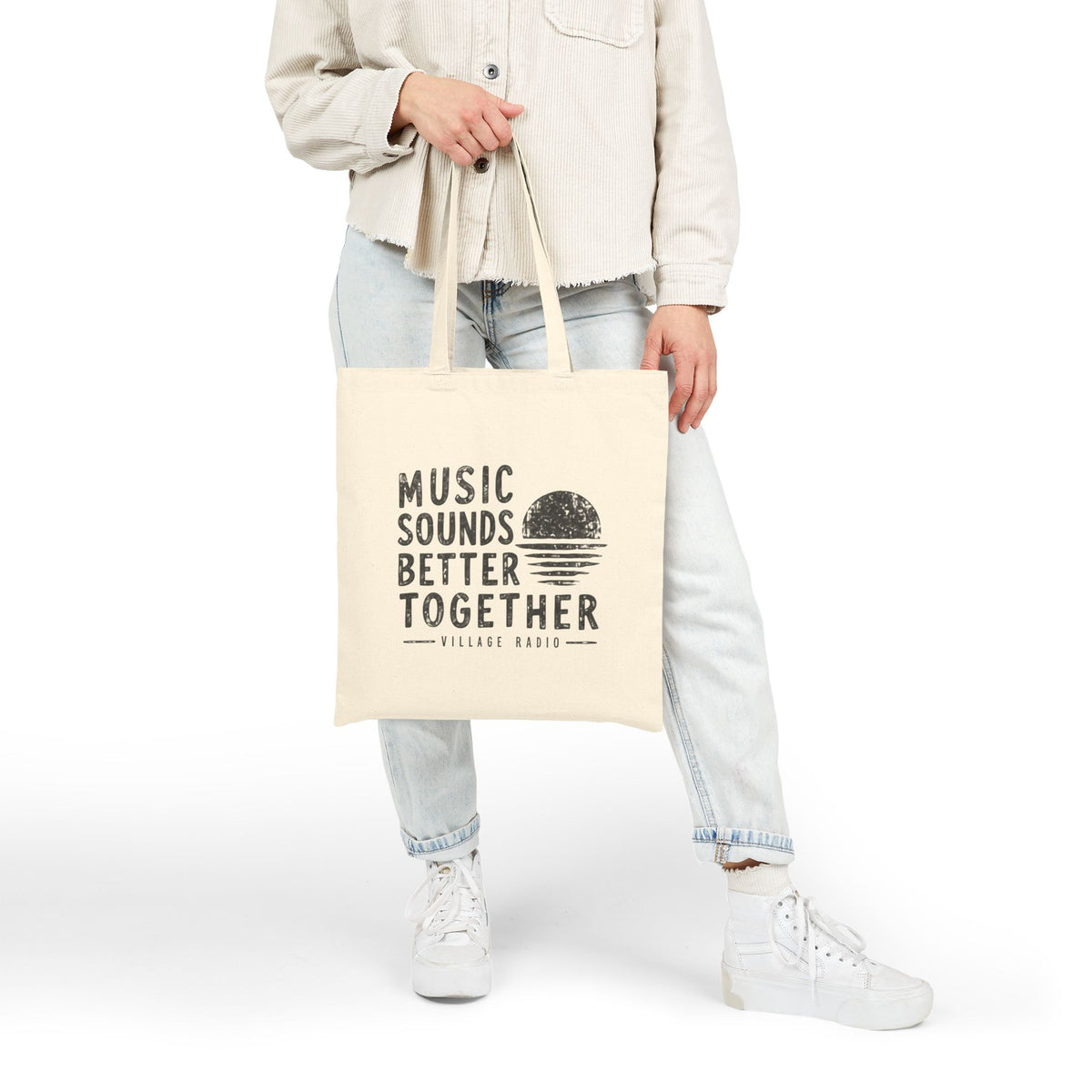 Music Sounds Better Together Canvas Tote