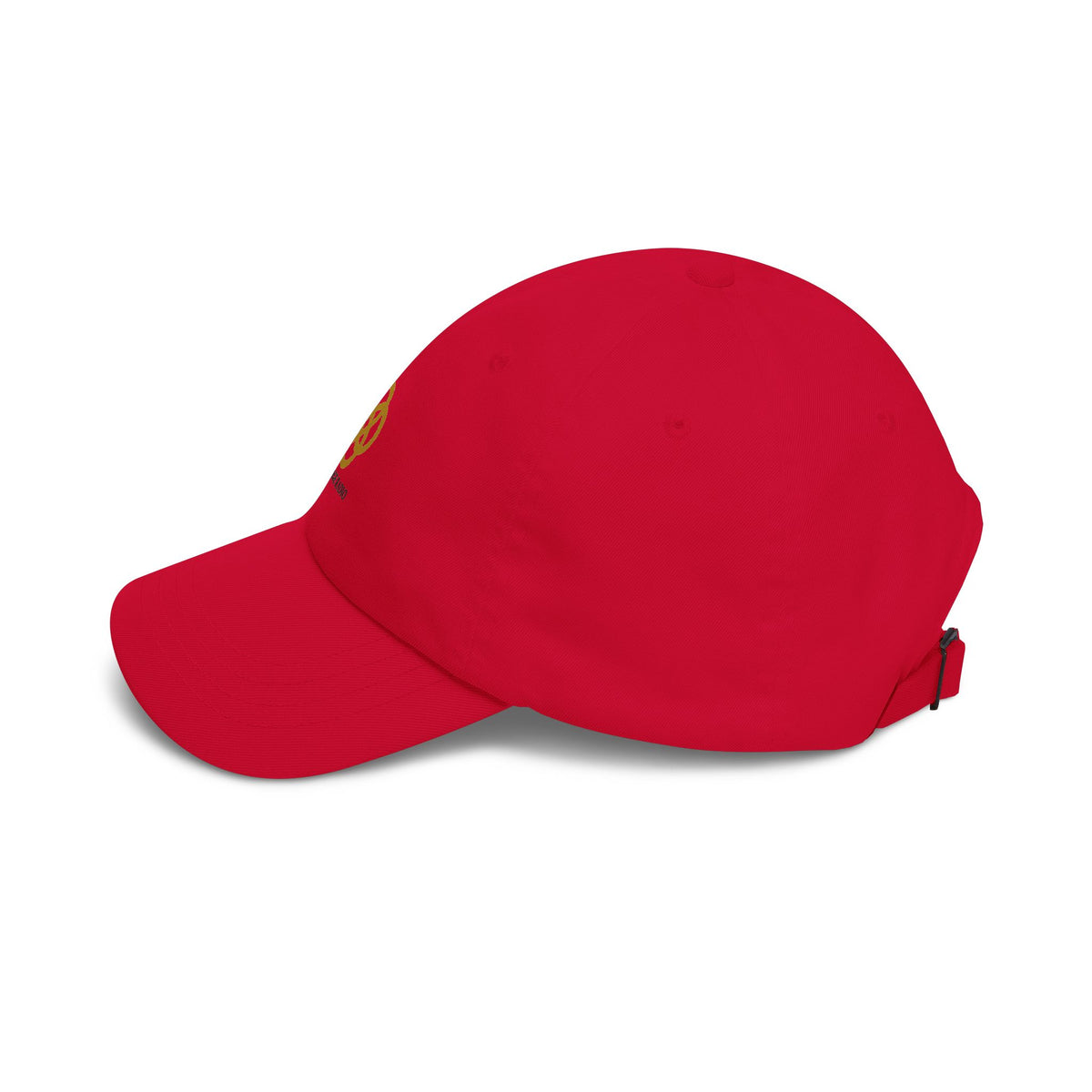 Village Radio Embroidered Dad Cap — Classic White Baseball Hat