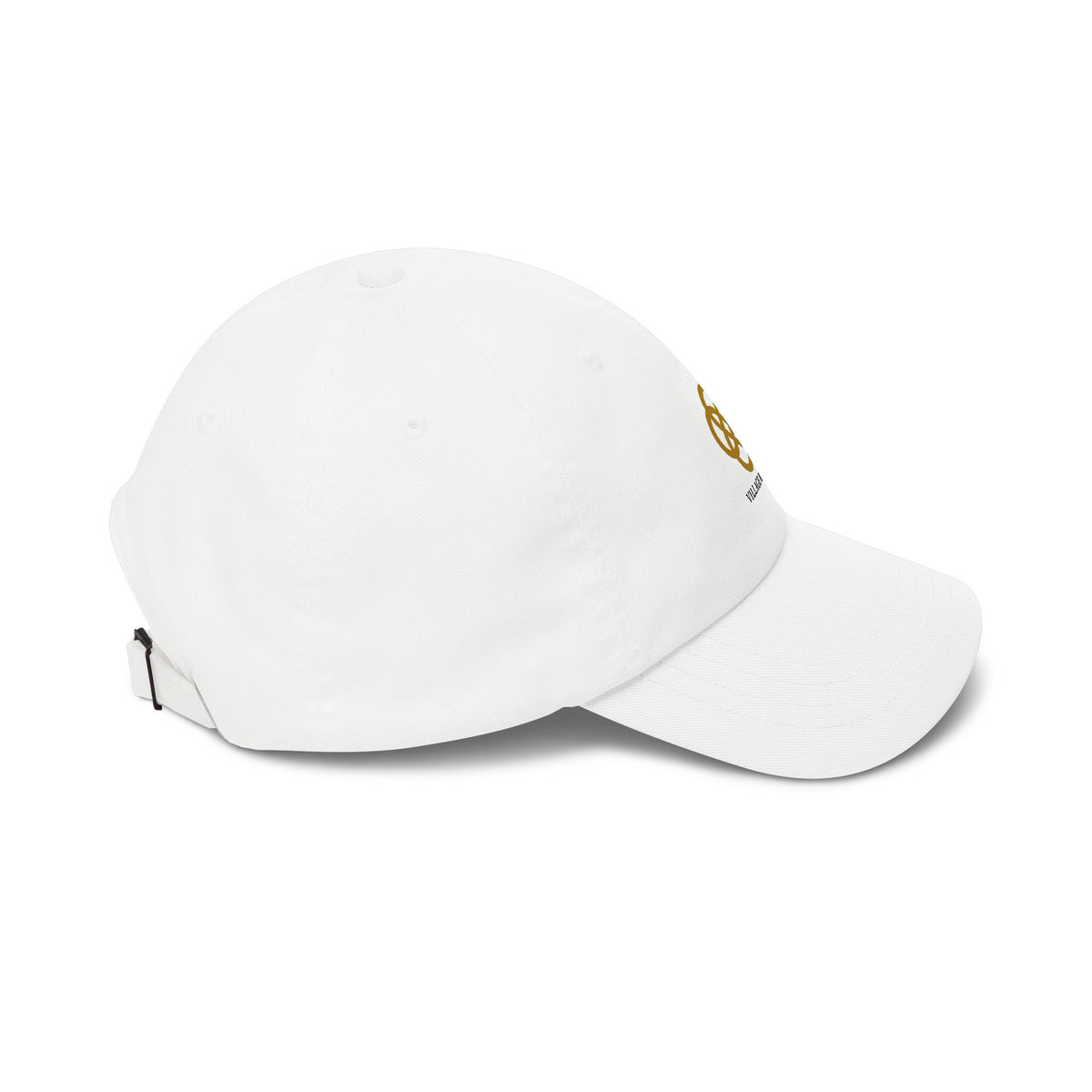 Village Radio Embroidered Dad Cap — Classic White Baseball Hat