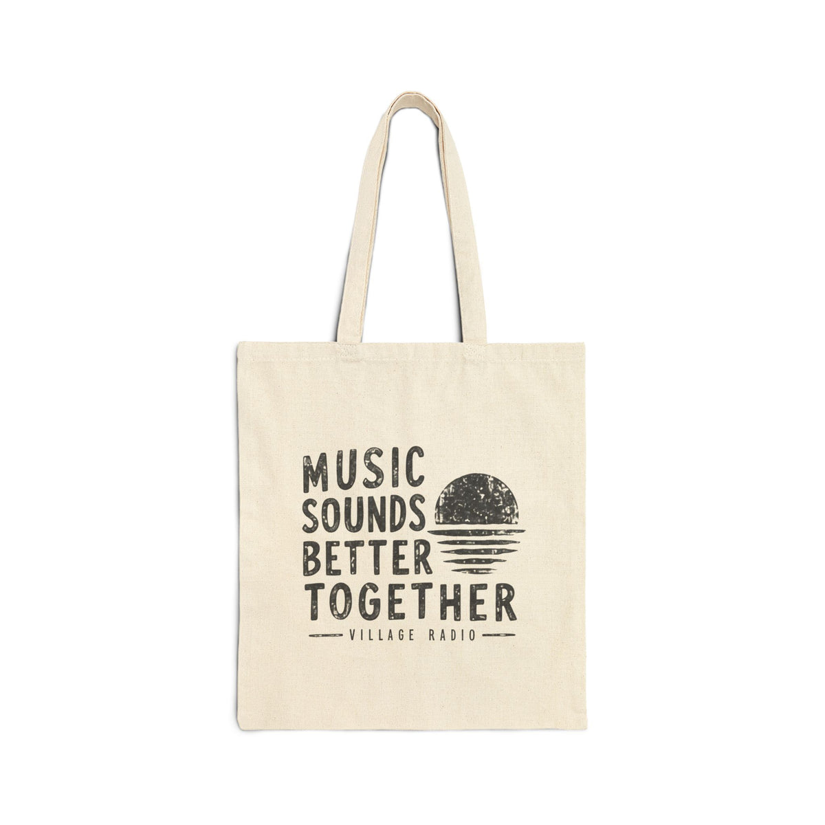 Music Sounds Better Together Canvas Tote