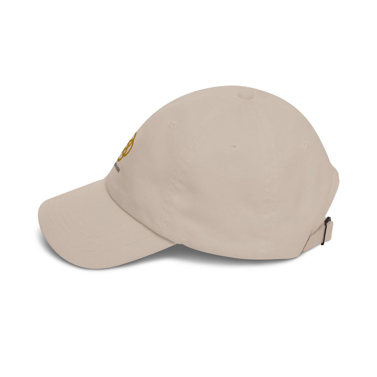 Village Radio Embroidered Dad Cap — Classic White Baseball Hat
