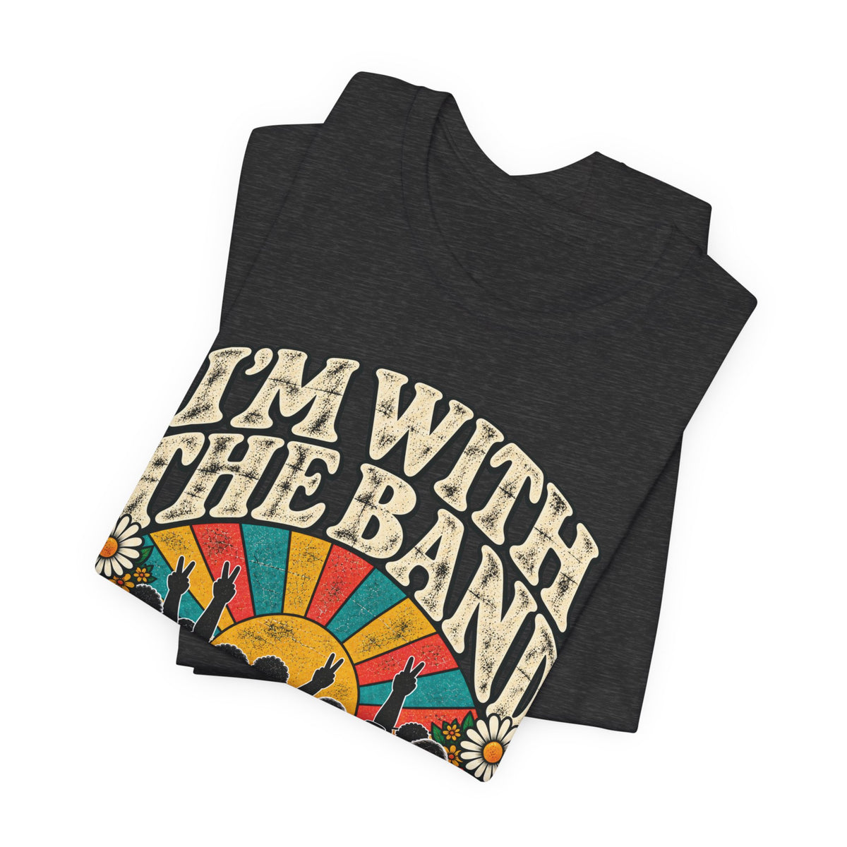 I’m With The Band Retro Music Tee – Village Radio Concert Shirt |Creemore Version