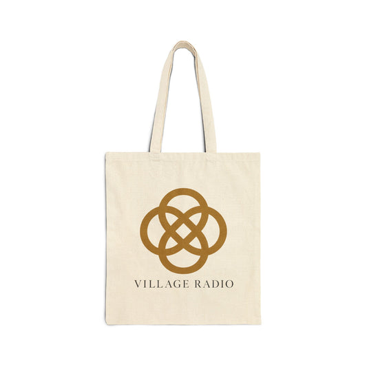 Tote Bag — Village Radio Logo Cotton Canvas Tote
