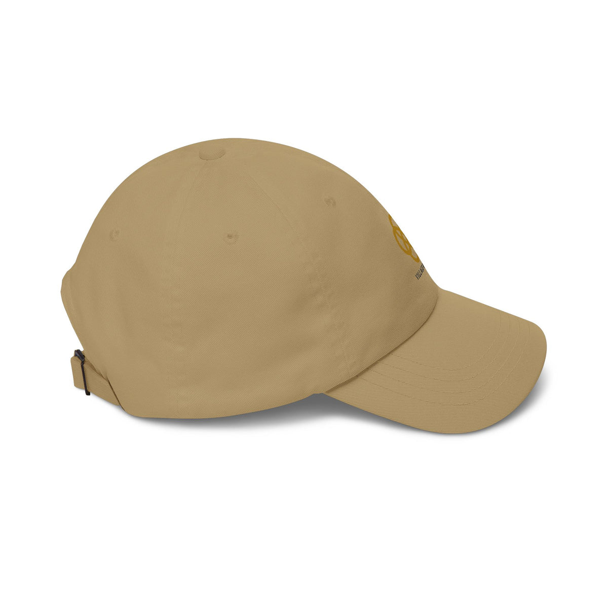Village Radio Embroidered Dad Cap — Classic White Baseball Hat